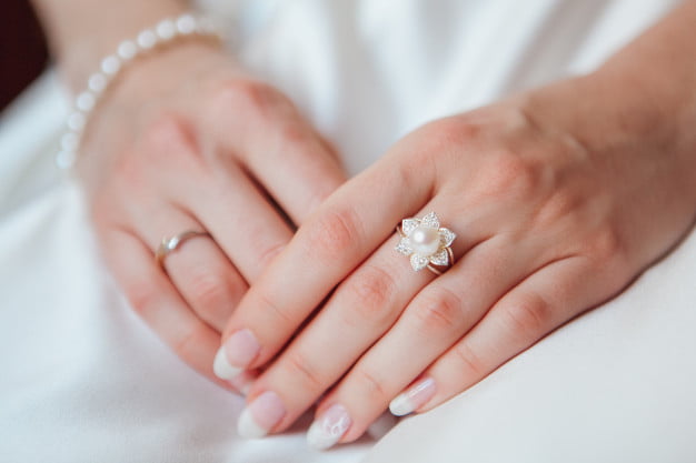 diamond-ring-pearl-bracelet- Premier Med Spa at Richardson, TX